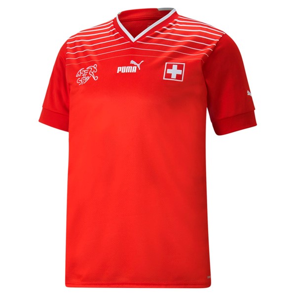 Camiseta Suiza Primera equipo 2022 Rojo